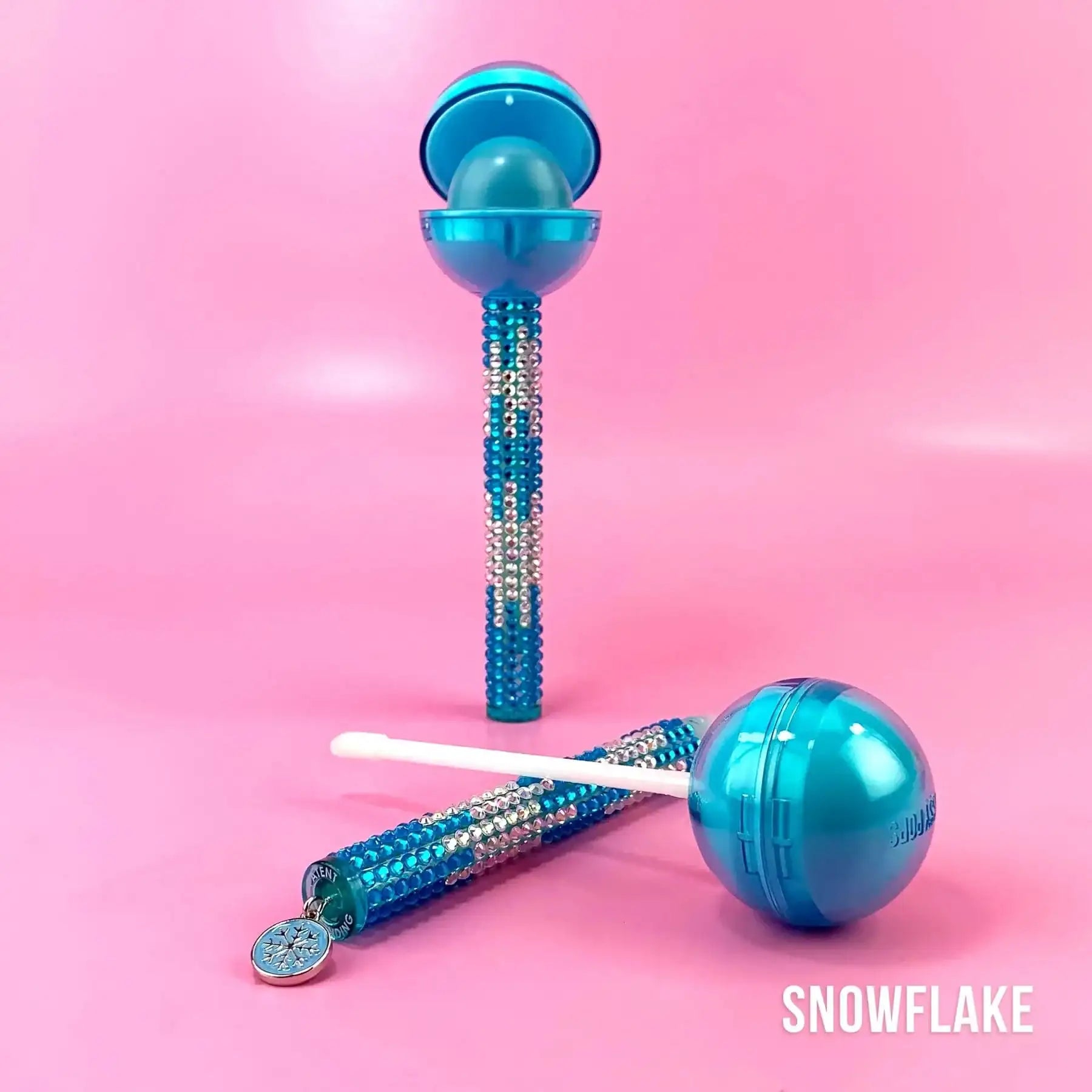 Glossy Pops Christmas Snowflake Lip Gloss by Glossy Pops as seen on celebrities