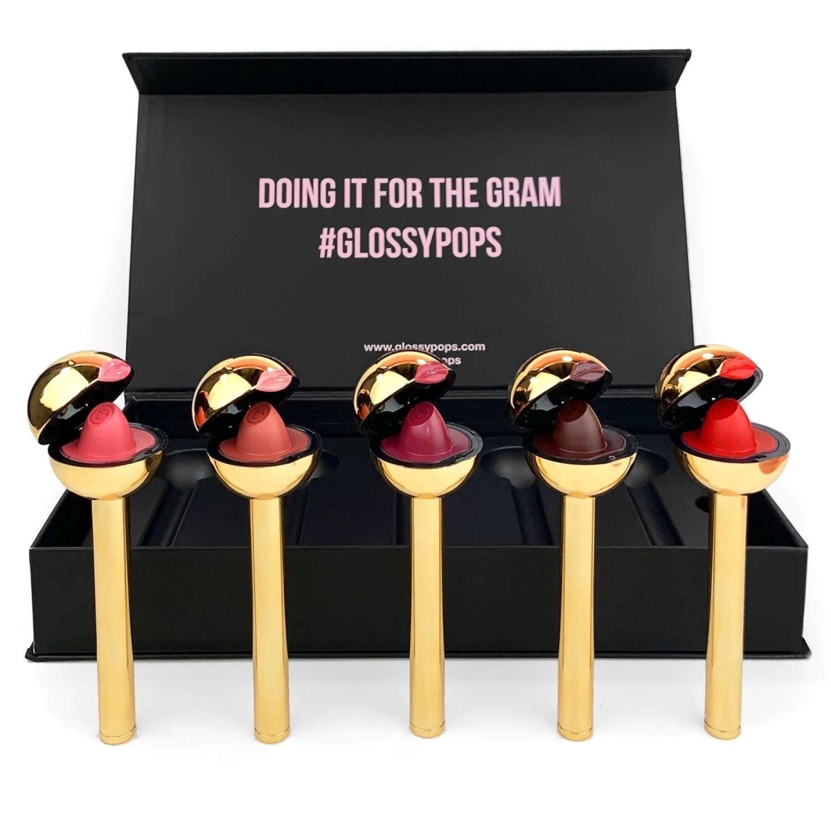 Shop Glossy Pops Glossy Pops The Soho Lip Gloss Set Lip Gloss for women – premium loungewear and festival fashion at Spoiled Brat
