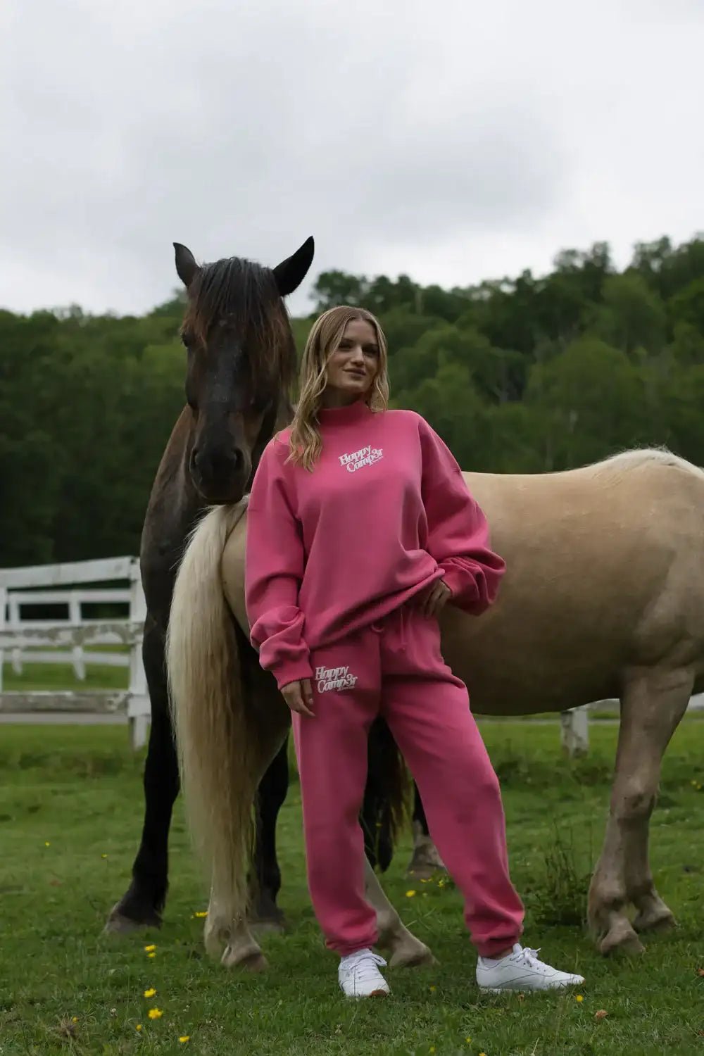 Happy Camp3r Hot Pink Core Jogger Pants - Spoiled Brat