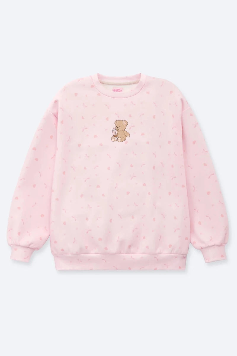 Shop Happy Camp3r Happy Camp3r Sugar Petals Crewneck Sweater Sweater for women – premium loungewear and festival fashion at Spoiled Brat