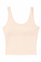 Shop Happy Camp3r Happy Camp3r Whispering Dots Athleisure Tank Top Tank Top for women – premium loungewear and festival fashion at Spoiled Brat