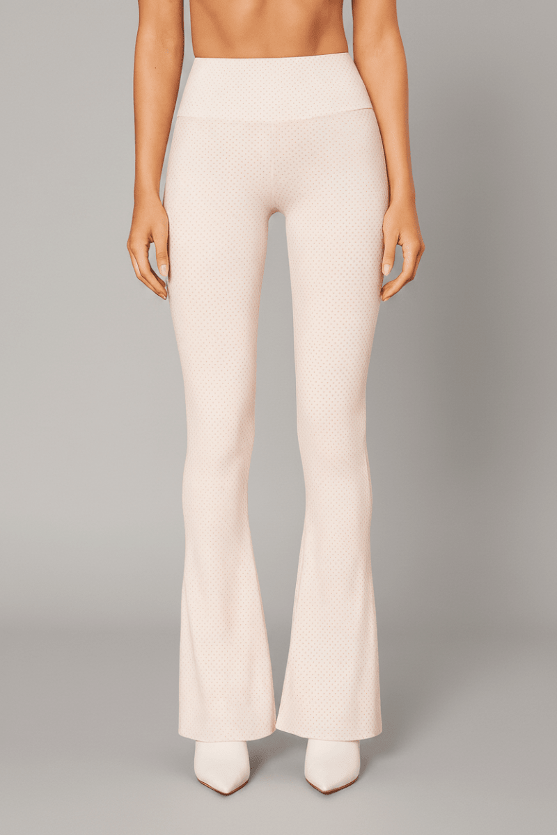 Shop Happy Camp3r Happy Camp3r Whispering Dots Harper Active Pants Leggings for women – premium loungewear and festival fashion at Spoiled Brat