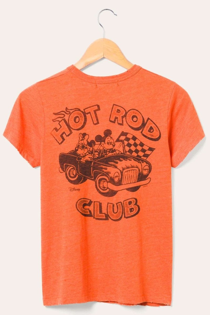Shop Junk Food Junk Food Disney Mickey & Minnie Hot Rod Original Tee T-Shirt for women – premium loungewear and festival fashion at Spoiled Brat