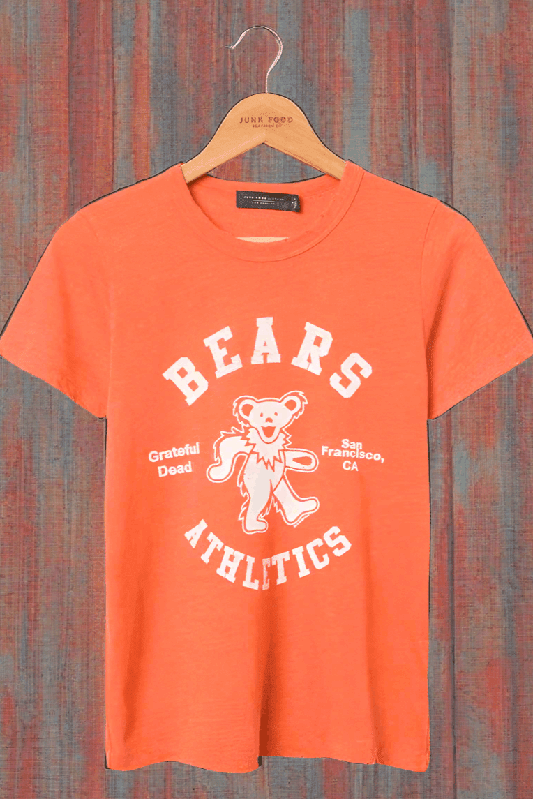 Shop Junk Food Junk Food Grateful Dead Bears Womens Tee T-Shirt for women – premium loungewear and festival fashion at Spoiled Brat