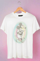 Shop Junk Food Junk Food Mickey Old School Spray Paint Vintage Tee T-Shirt for women – premium loungewear and festival fashion at Spoiled Brat