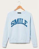 Shop Junk Food Junk Food Womens Smile Vintage Raglan Pullover T-Shirt for women – premium loungewear and festival fashion at Spoiled Brat