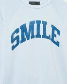 Shop Junk Food Junk Food Womens Smile Vintage Raglan Pullover T-Shirt for women – premium loungewear and festival fashion at Spoiled Brat