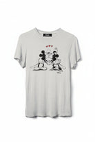 Shop Junk Food JUNKFOOD Disney Mickey and Minnie Kisses T-Shirt T-Shirt for women – premium loungewear and festival fashion at Spoiled Brat