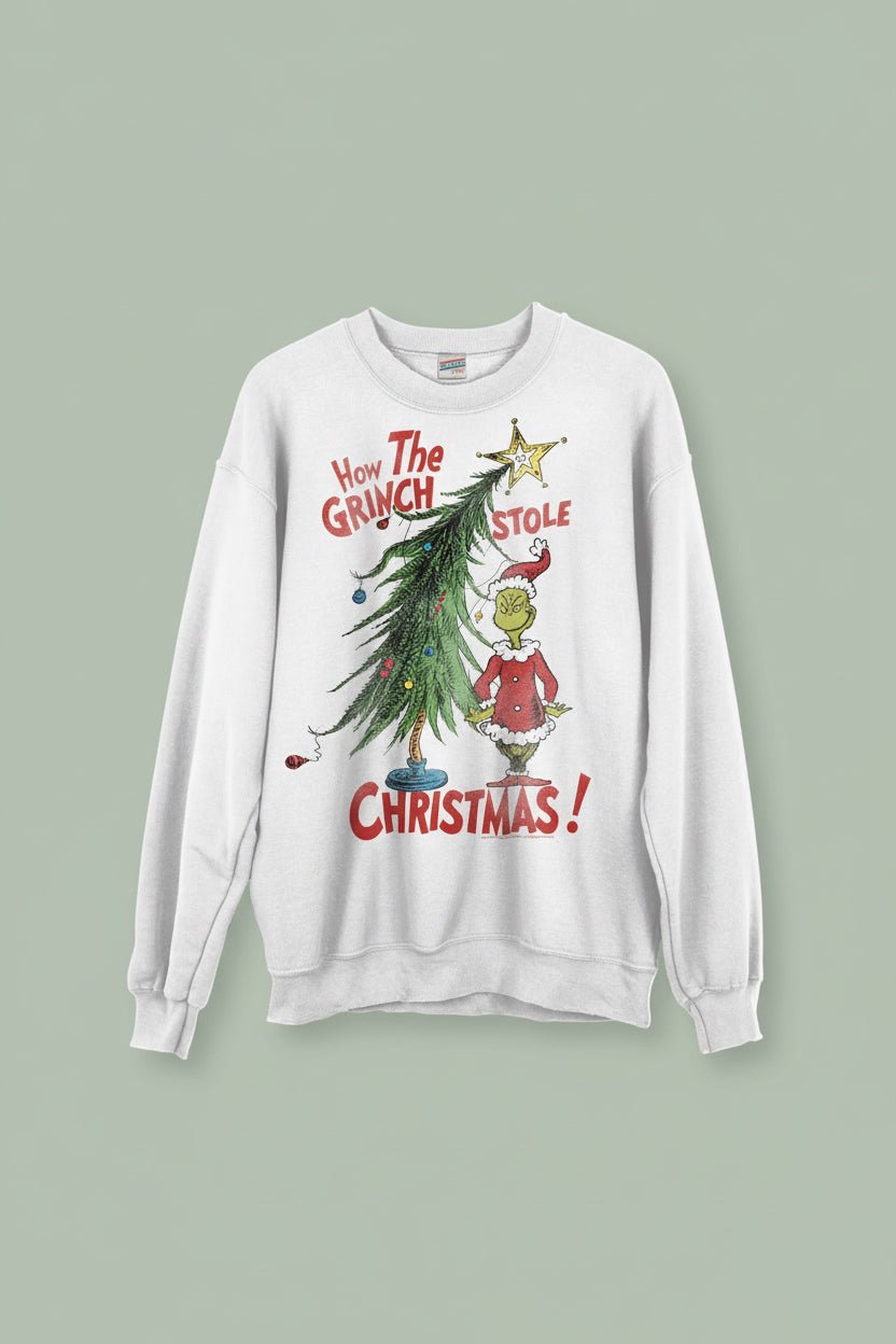JUNKFOOD How The Grinch Stole Christmas Jumper by Junk Food – Jumper – S | Spoiled Brat UK