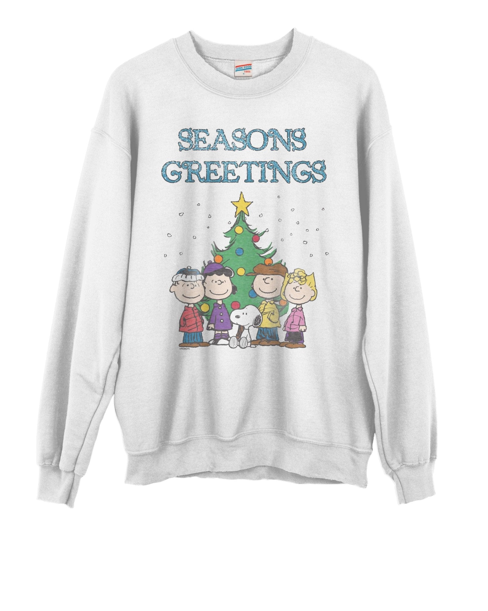 JUNKFOOD Peanuts Seasons Greetings Christmas Jumper - Spoiled Brat