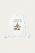 Shop Junk Food JUNKFOOD Peanuts Seasons Greetings Christmas Jumper Jumper for women – premium loungewear and festival fashion at Spoiled Brat