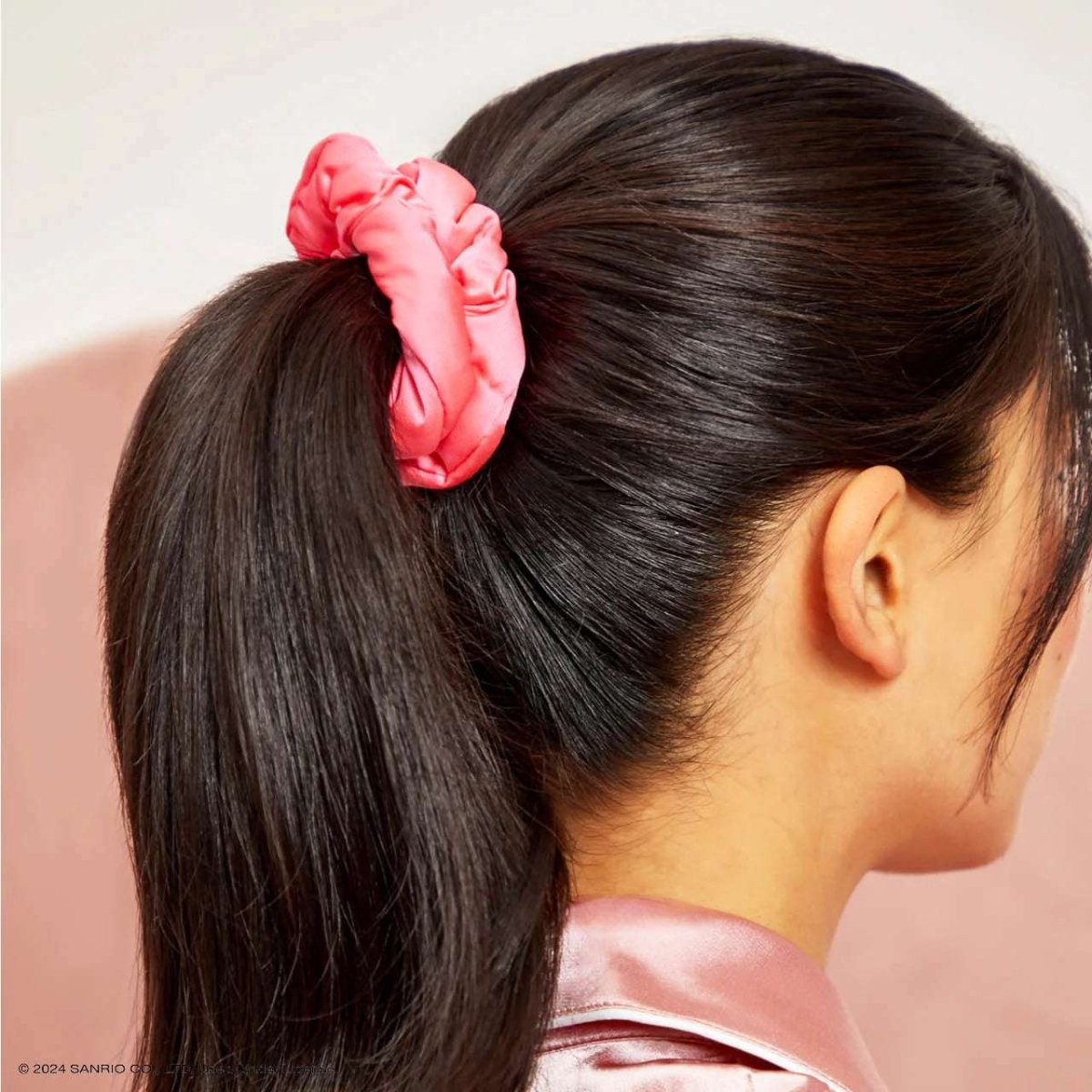 Shop Kitsch Hello Kitty x Kitsch Recycled Fabric Puffy Scrunchies 3pc Set Hair Band for women – premium loungewear and festival fashion at Spoiled Brat