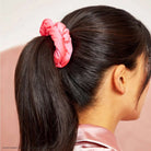 Shop Kitsch Hello Kitty x Kitsch Recycled Fabric Puffy Scrunchies 3pc Set Hair Band for women – premium loungewear and festival fashion at Spoiled Brat
