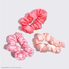 Shop Kitsch Hello Kitty x Kitsch Recycled Fabric Puffy Scrunchies 3pc Set Hair Band for women – premium loungewear and festival fashion at Spoiled Brat