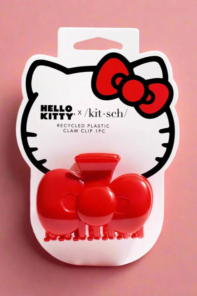 Hello Kitty x Kitsch Recycled Plastic Bow Shape Claw Clip - Spoiled Brat