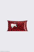 Shop Kitsch Hello Kitty x Kitsch Satin Pillowcase - Hello Kitty Bathes in a Sea of Bows Pillow for women – premium loungewear and festival fashion at Spoiled Brat