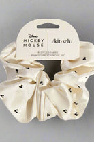 Kitsch & Mickey and Minnie Recycled Fabric Rhinestone Scrunchie - Spoiled Brat