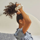 Kitsch & Mickey and Minnie Recycled Fabric Rhinestone Scrunchie - Spoiled Brat