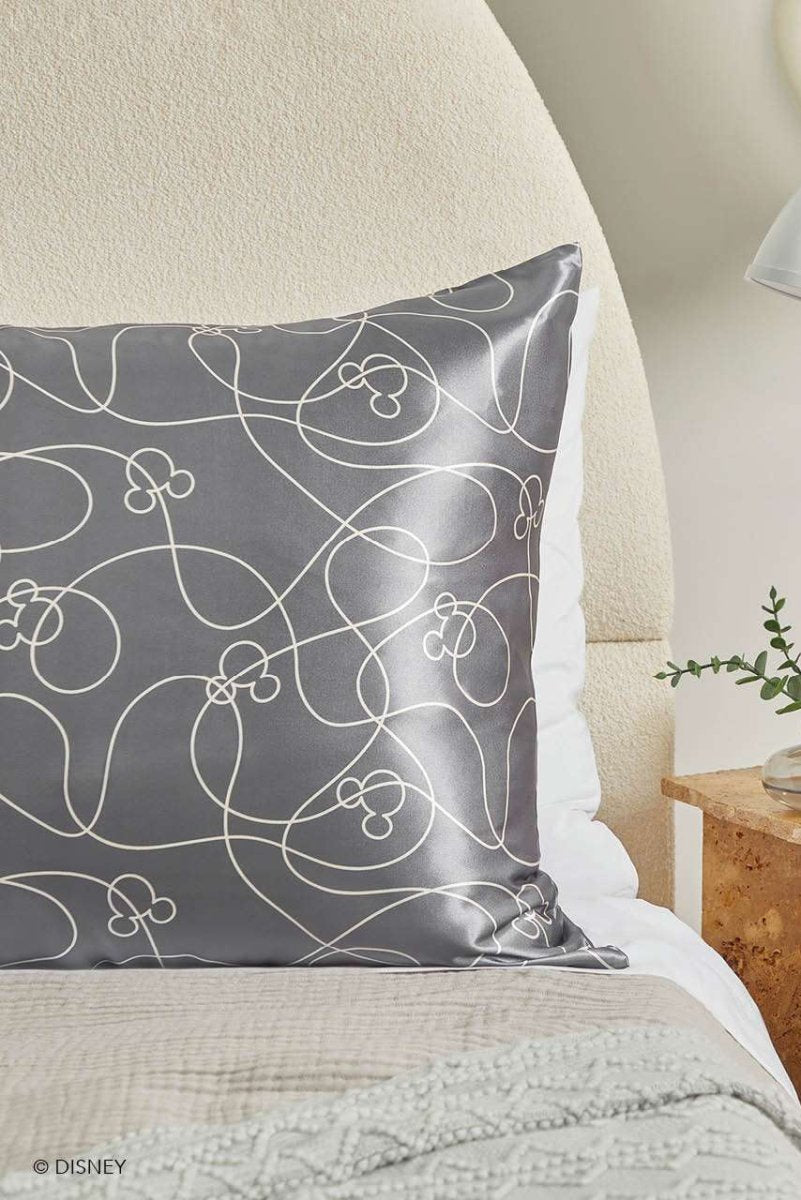 Shop Kitsch Kitsch & Mickey and Minnie Satin Pillowcase Standard Mickey Maze Pillow for women – premium loungewear and festival fashion at Spoiled Brat