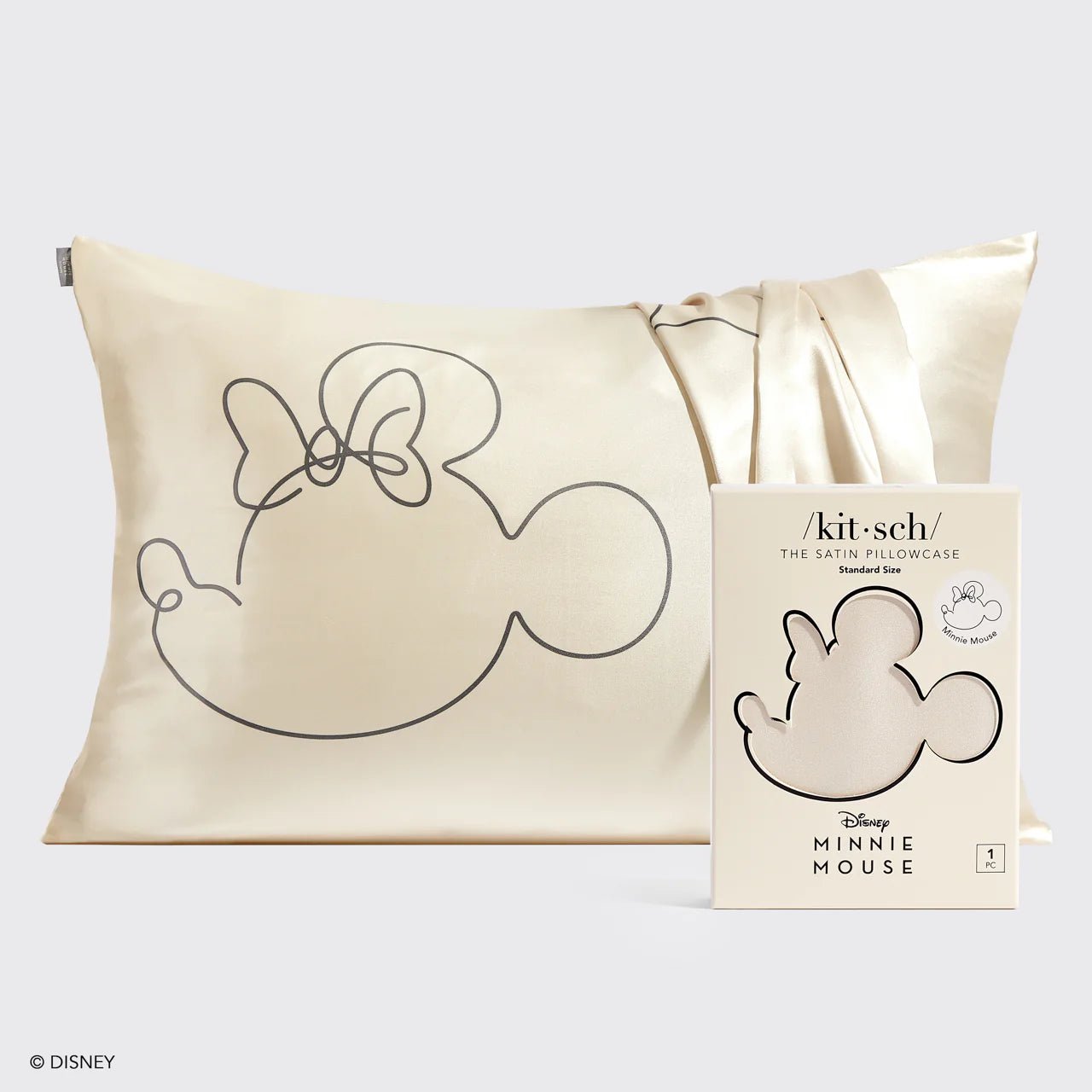 Kitsch & Mickey and Minnie Satin Pillowcase Standard Mrs Mouse - Spoiled Brat