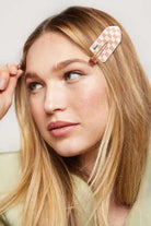 Shop Kitsch Kitsch Recycled Plastic Xl Creaseless Hair Clips 2pc Set Hair Slides for women – premium loungewear and festival fashion at Spoiled Brat