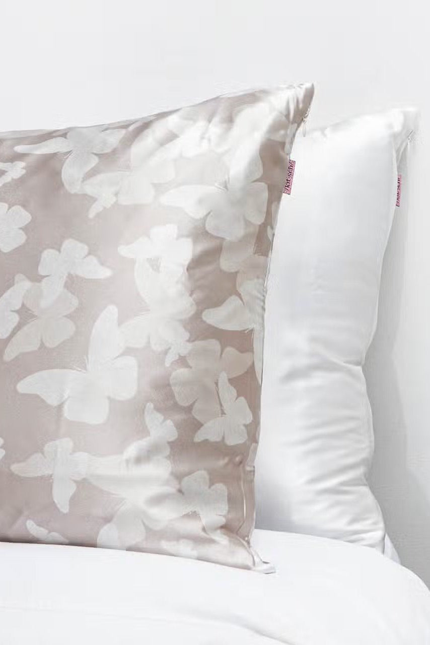 Shop Kitsch KITSCH Satin Pillowcase Champagne Butterfly Pillow for women – premium loungewear and festival fashion at Spoiled Brat