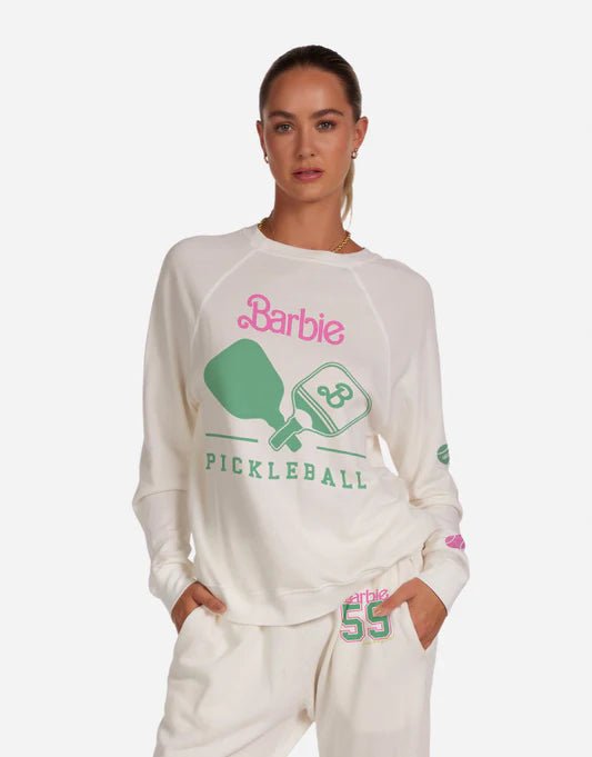 Lauren Moshi Anela Barbie Pickleball Sweater - Spoiled Brat
