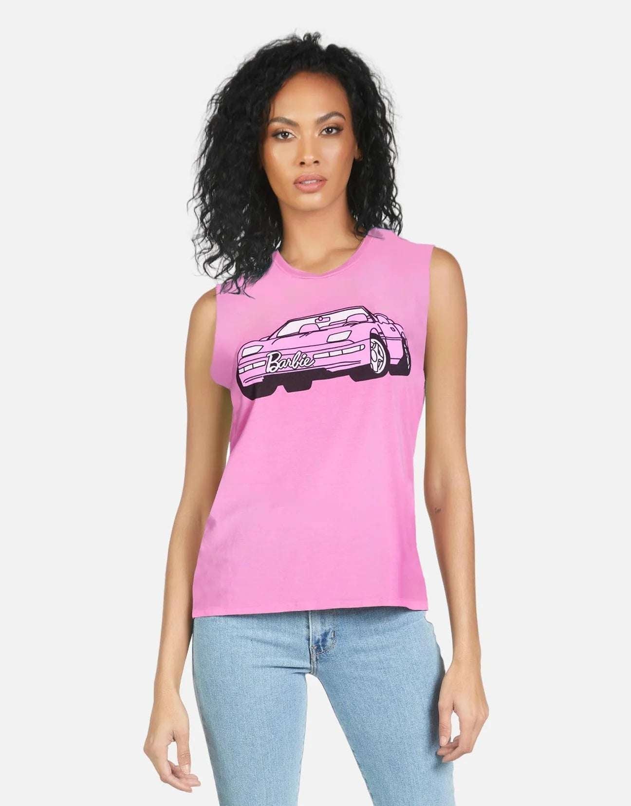 Shop Lauren Moshi Lauren Moshi Kel X Barbie Convertible Tank Top T-Shirt for women – premium loungewear and festival fashion at Spoiled Brat
