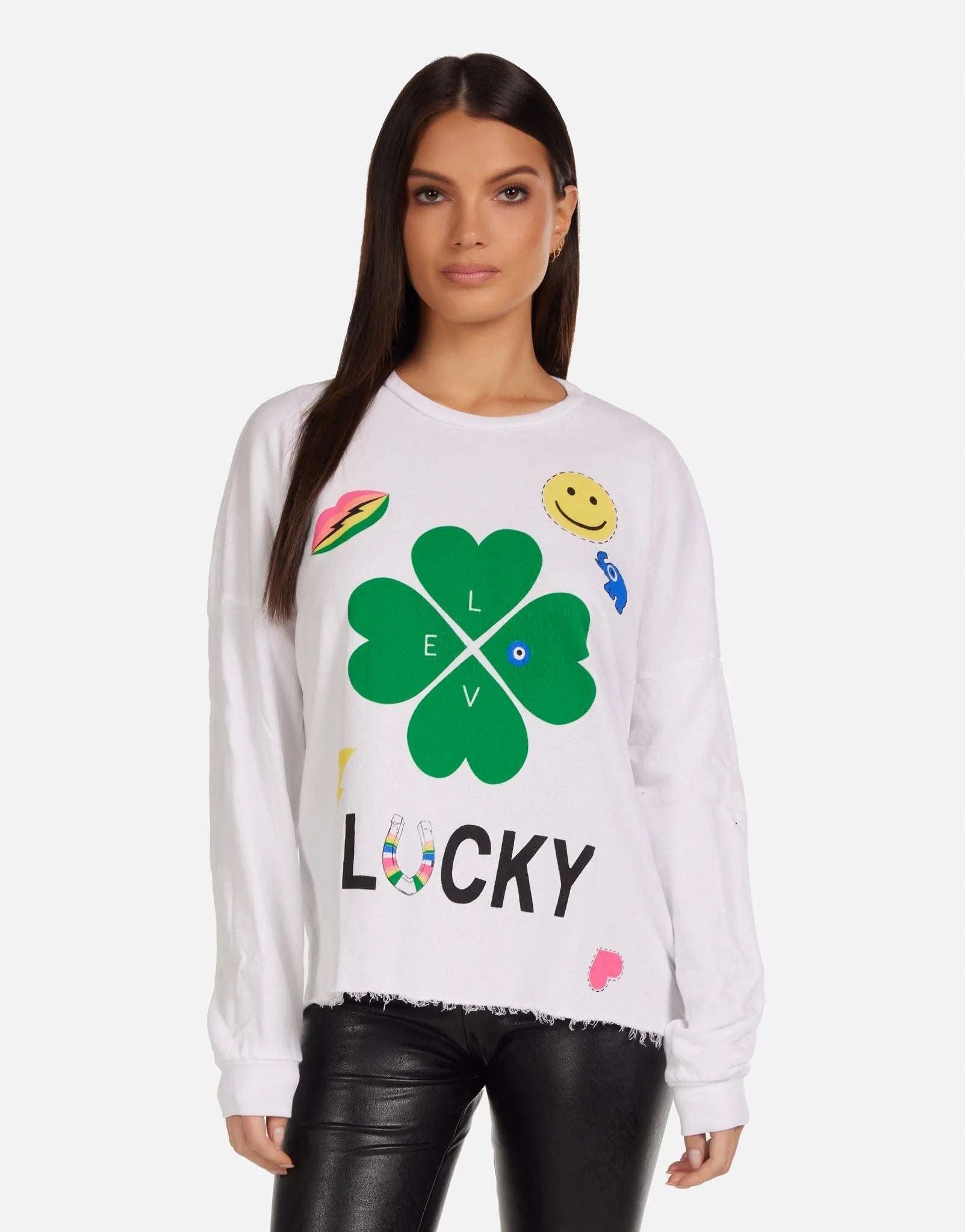 Lauren Moshi Lee Lucky Clover Sweater - Spoiled Brat