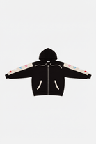Shop Lauren Moshi Lauren Moshi Shanley Elements Zip Hoodie as seen on Courtney Green Sweater for women – premium loungewear and festival fashion at Spoiled Brat