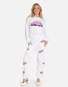Shop Lauren Moshi Lauren Moshi Spalding Barbie Convertible Sweatshirt Sweater for women – premium loungewear and festival fashion at Spoiled Brat