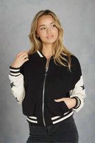 Shop Lauren Moshi Lauren Moshi Taissa Stars Zip Jacket Zip Up Hoodie for women – premium loungewear and festival fashion at Spoiled Brat