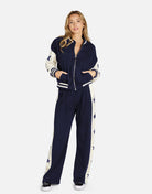 Shop Lauren Moshi Lauren Moshi Taissa Stars Zip Jacket Zip Up Hoodie for women – premium loungewear and festival fashion at Spoiled Brat