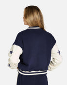 Shop Lauren Moshi Lauren Moshi Taissa Stars Zip Jacket Zip Up Hoodie for women – premium loungewear and festival fashion at Spoiled Brat