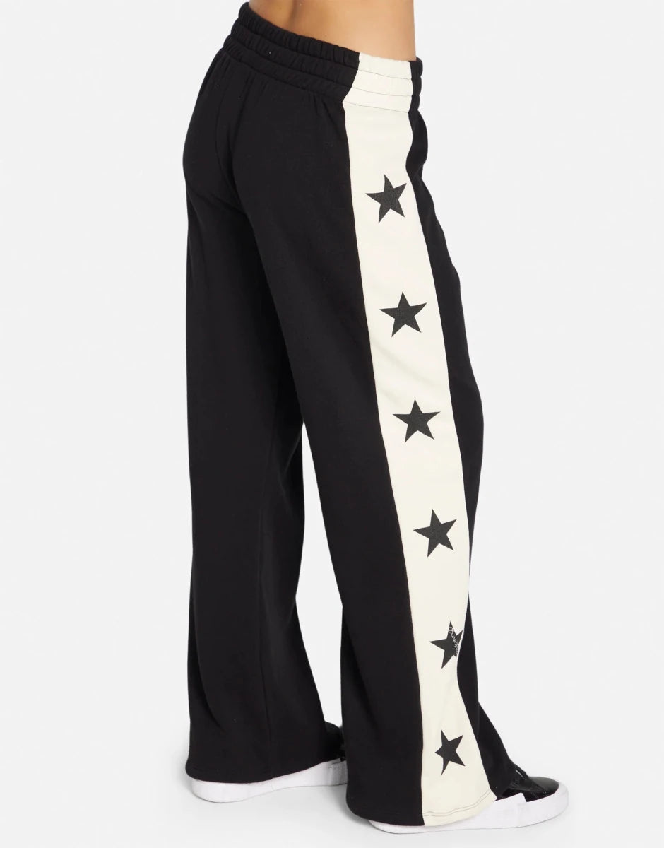 Shop Lauren Moshi Lauren Moshi Tawny Stars Wide Leg Pants Sweatpants for women – premium loungewear and festival fashion at Spoiled Brat