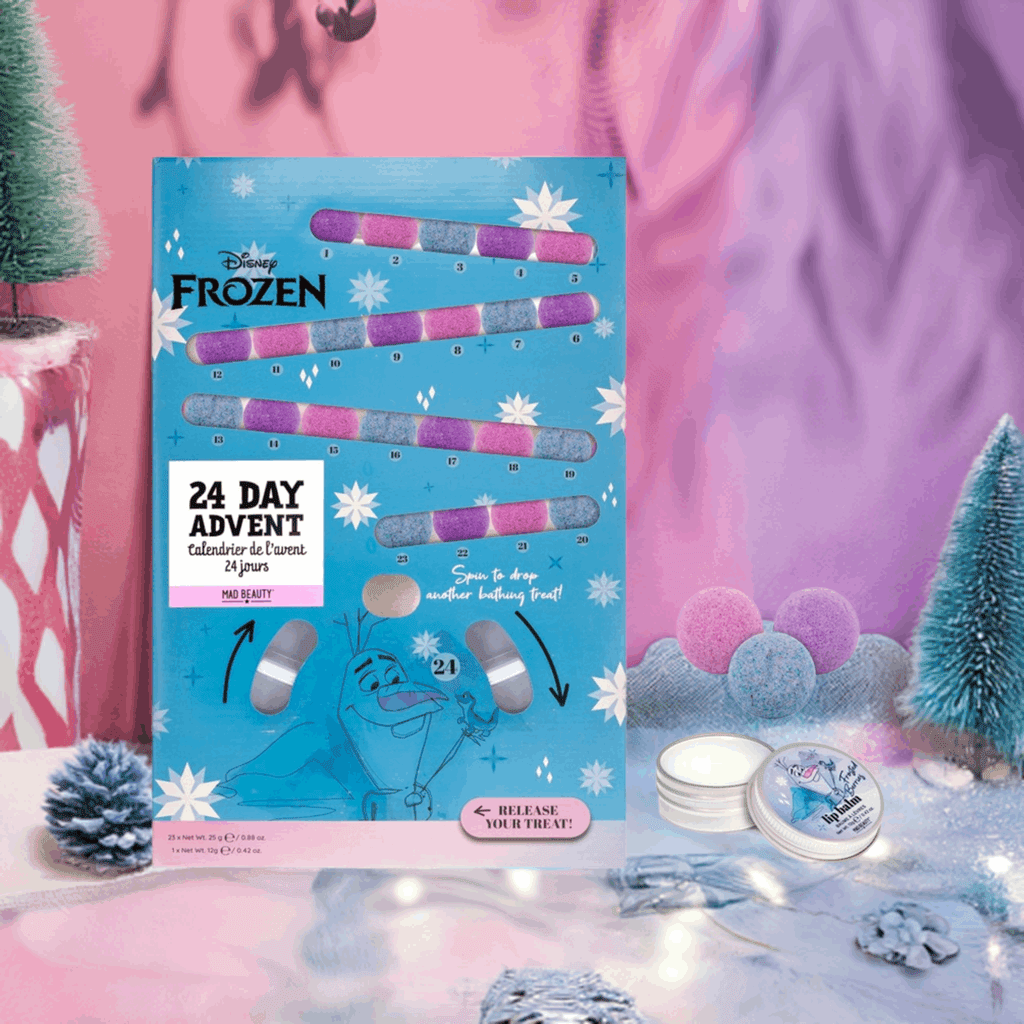 Shop Mad Beauty Disney Frozen Bath Fizzer Advent Calendar Advent Calendar for women – premium loungewear and festival fashion at Spoiled Brat