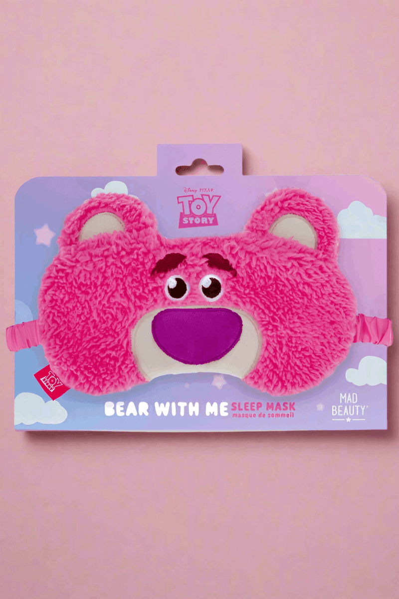 Shop Mad Beauty Disney Lotso Love Sleep Mask Sleep Mask for women – premium loungewear and festival fashion at Spoiled Brat