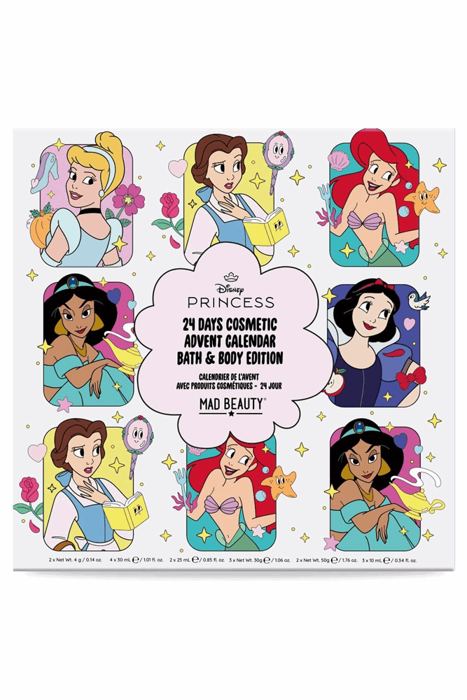 Shop Mad Beauty Disney Princess Express Yourself - 24 Day Advent Advent Calendar for women – premium loungewear and festival fashion at Spoiled Brat