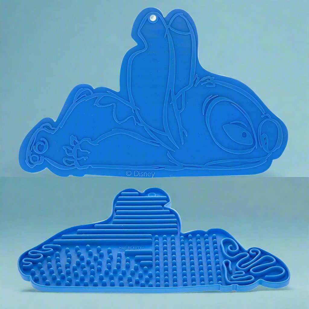 Shop Mad Beauty Disney Stitch Denim Cosmetic Brush Cleaning Pad Makeup Kit for women – premium loungewear and festival fashion at Spoiled Brat