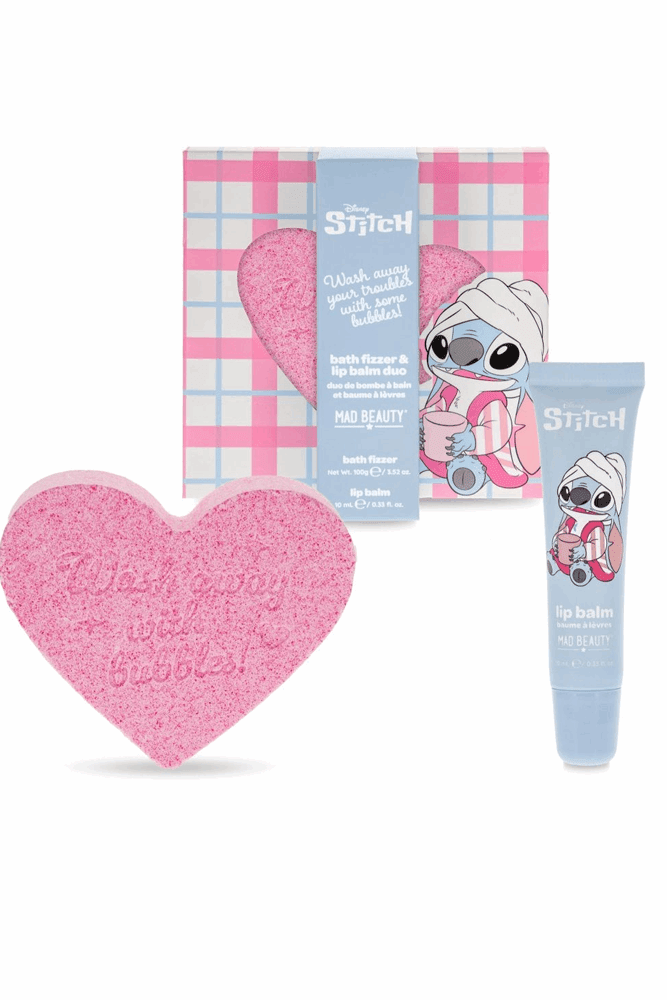 Disney Stitch Pamper Fizzer & Lip Balm - Spoiled Brat