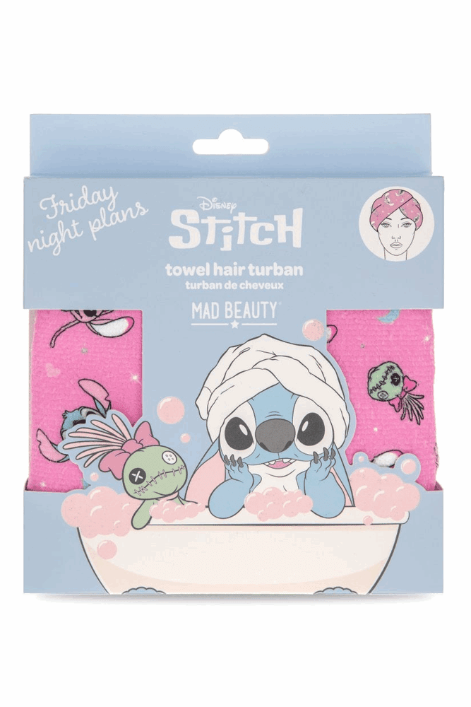 Shop Mad Beauty Disney Stitch Pamper Hair Turban Hair for women – premium loungewear and festival fashion at Spoiled Brat