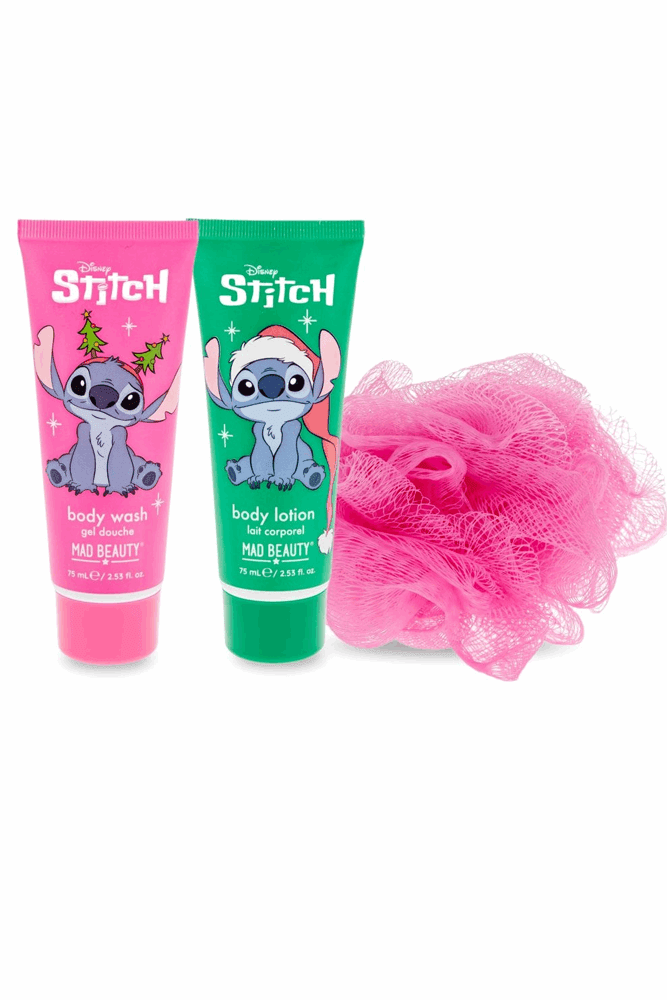 Shop Mad Beauty Disney Stitchmas Bath & Body Set Bubble Bath for women – premium loungewear and festival fashion at Spoiled Brat