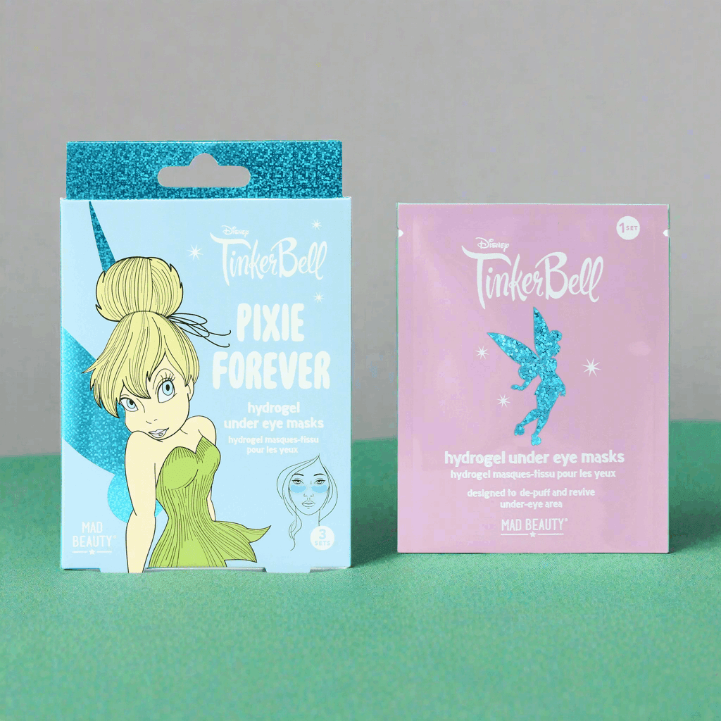 Shop Mad Beauty Disney TinkerBell Pixie Perfection Hydrogel Under Eye Patches Eye Pads for women – premium loungewear and festival fashion at Spoiled Brat