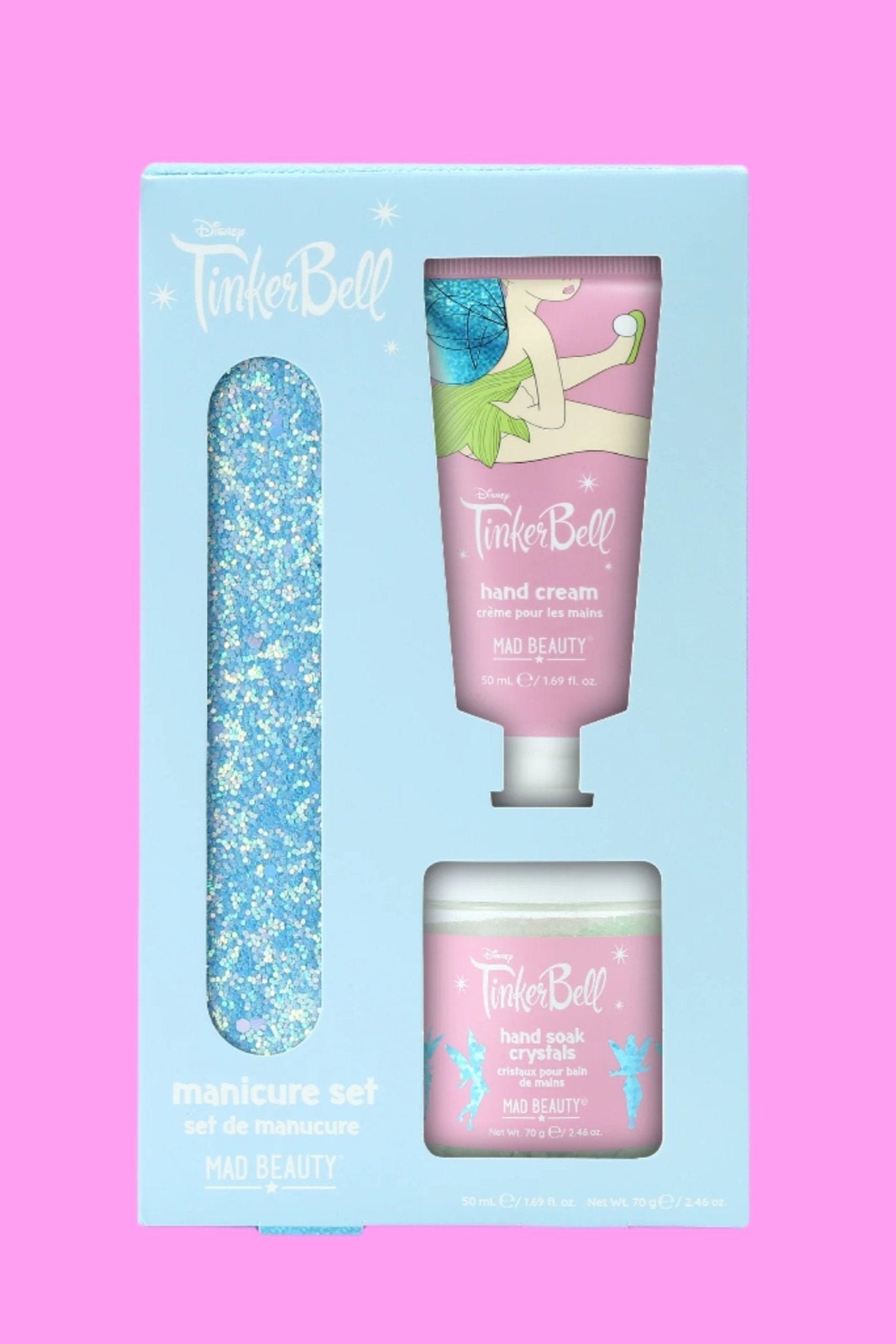Shop Mad Beauty Disney Tinks Pixie Perfection Manicure Set Nail Art for women – premium loungewear and festival fashion at Spoiled Brat