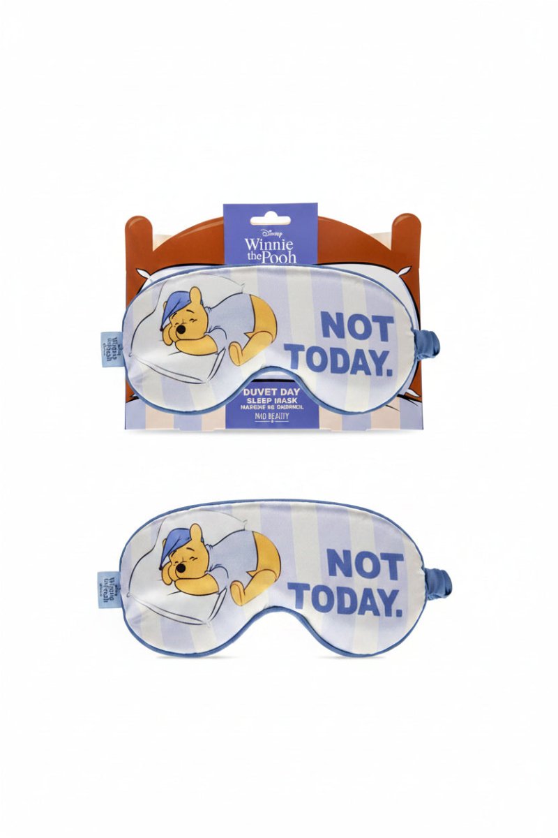 Shop Mad Beauty Disney Winnie The Pooh 'Not Today' Sleep Mask Sleep Mask for women – premium loungewear and festival fashion at Spoiled Brat