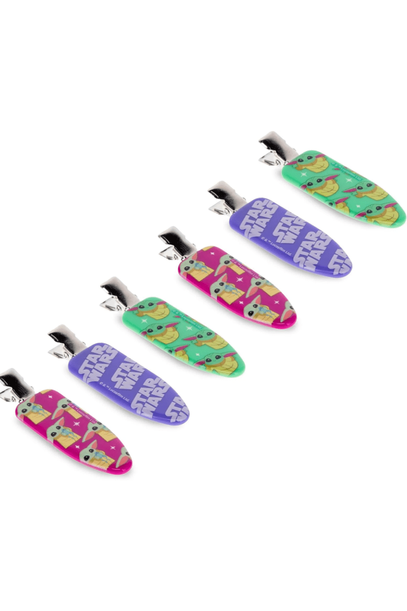 Shop Mad Beauty Grogu Galaxy Creaseless Clips Hair Clip for women – premium loungewear and festival fashion at Spoiled Brat