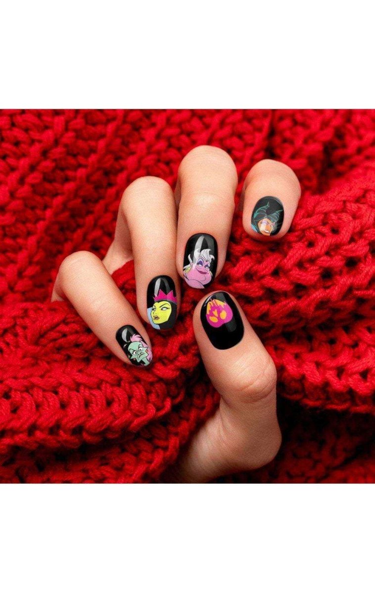 Shop Mad Beauty Mad Beauty Disney Pop Villains Heat Reveal Nail Stickers Nail Art for women – premium loungewear and festival fashion at Spoiled Brat