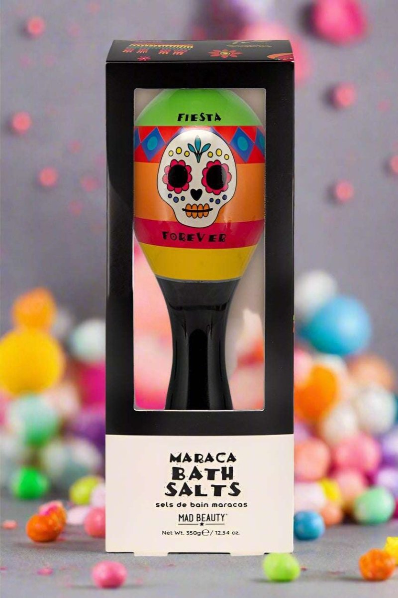 Shop Mad Beauty MAD Beauty Fiesta Forever Bath & Body Salts Maraca Bath Bombs for women – premium loungewear and festival fashion at Spoiled Brat