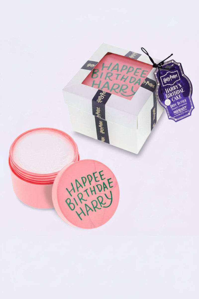 Shop Mad Beauty Mad Beauty Harry Potter Harry's Birthdae Cake Body Butter Body Wash for women – premium loungewear and festival fashion at Spoiled Brat