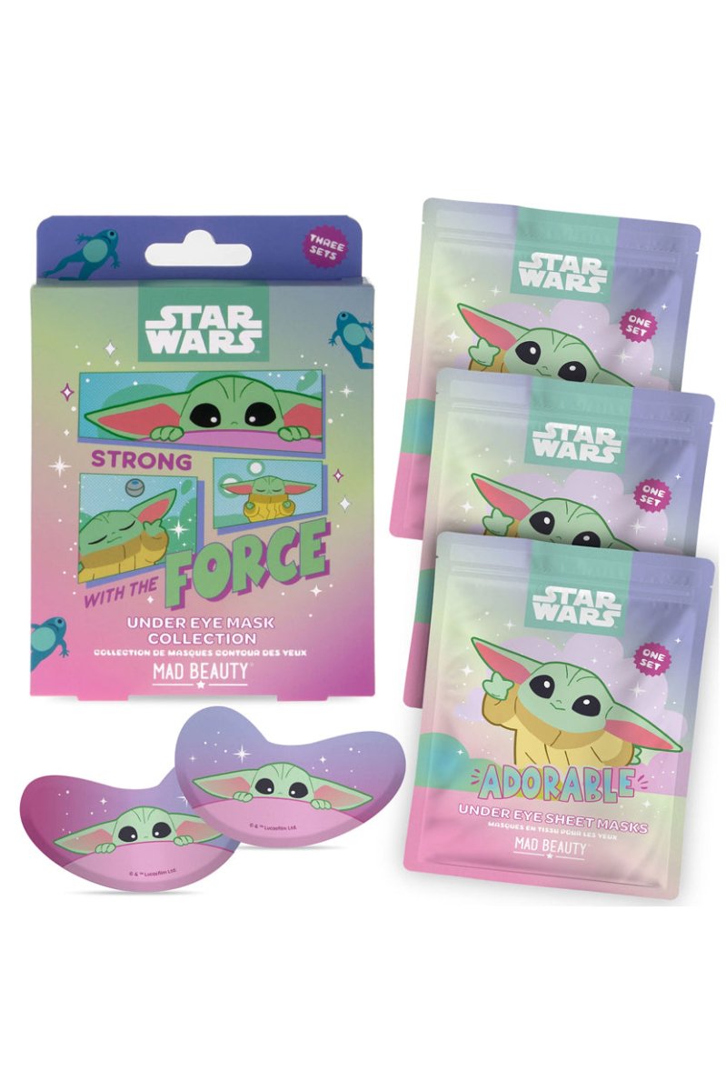 Shop Mad Beauty Star Wars Grogu Under Eye Mask Collection (3 sets) Beauty Product for women – premium loungewear and festival fashion at Spoiled Brat